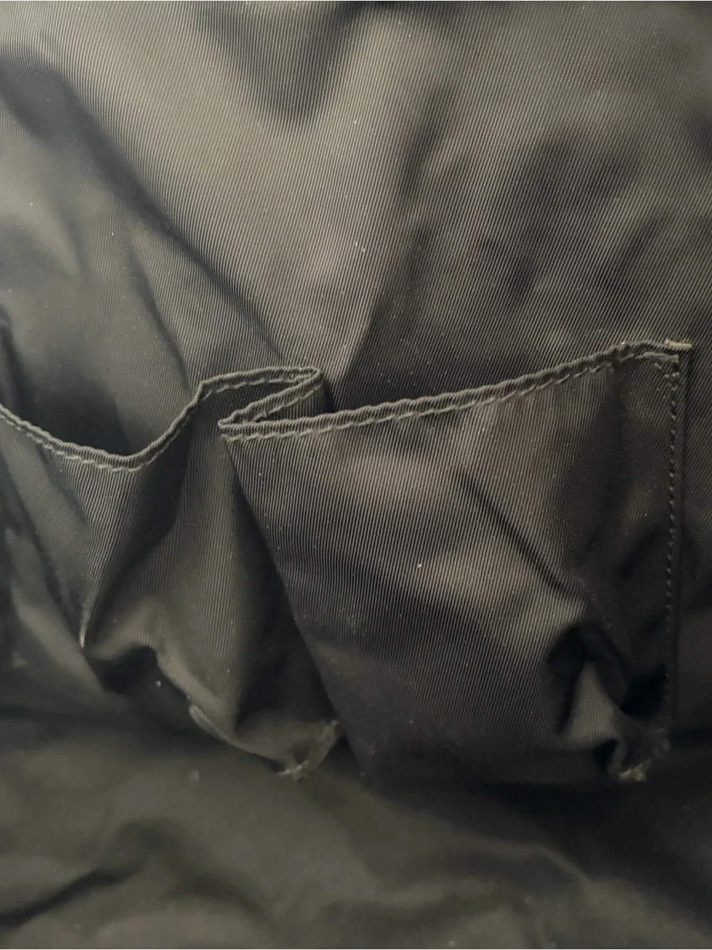 Gucci Black Duffel with Orange Trim